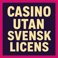 Casinon med 10 euro insättning utan krav på licens